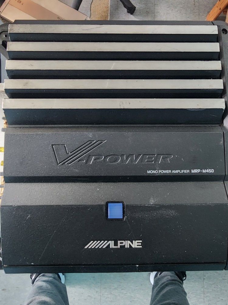Alpine Mrp-m450 Mono Class D Amp, Works Perfectly