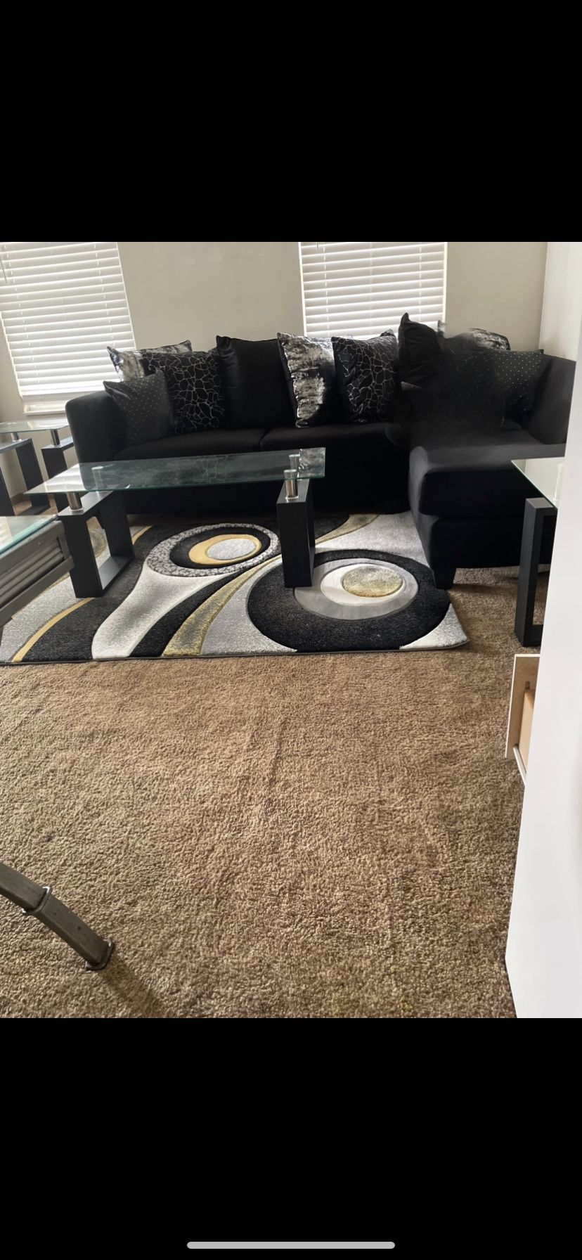 Couch Set , Table And Rug Included