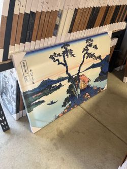 Thirty-six Views of Mount Fuji - Lake Suwa in Shinano Province by Katsushika Hokusai - Canvas Print Wall Art