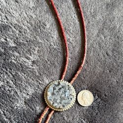 Vintage Handmade Bolo Tie 