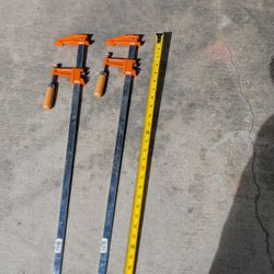 Set of Metal Clamps 27" Length