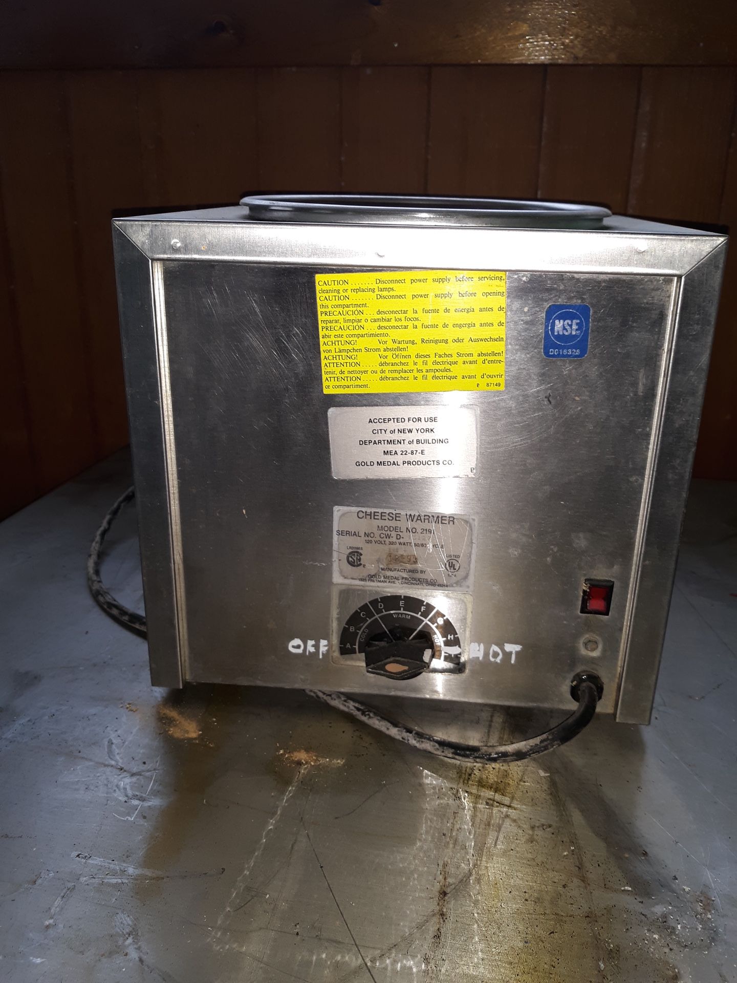 Cheese Warmer
