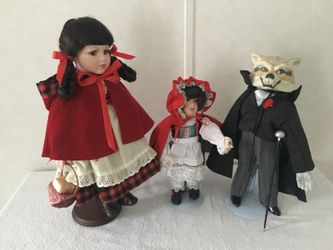 LITTLE RED RIDING HOOD AND WOLF