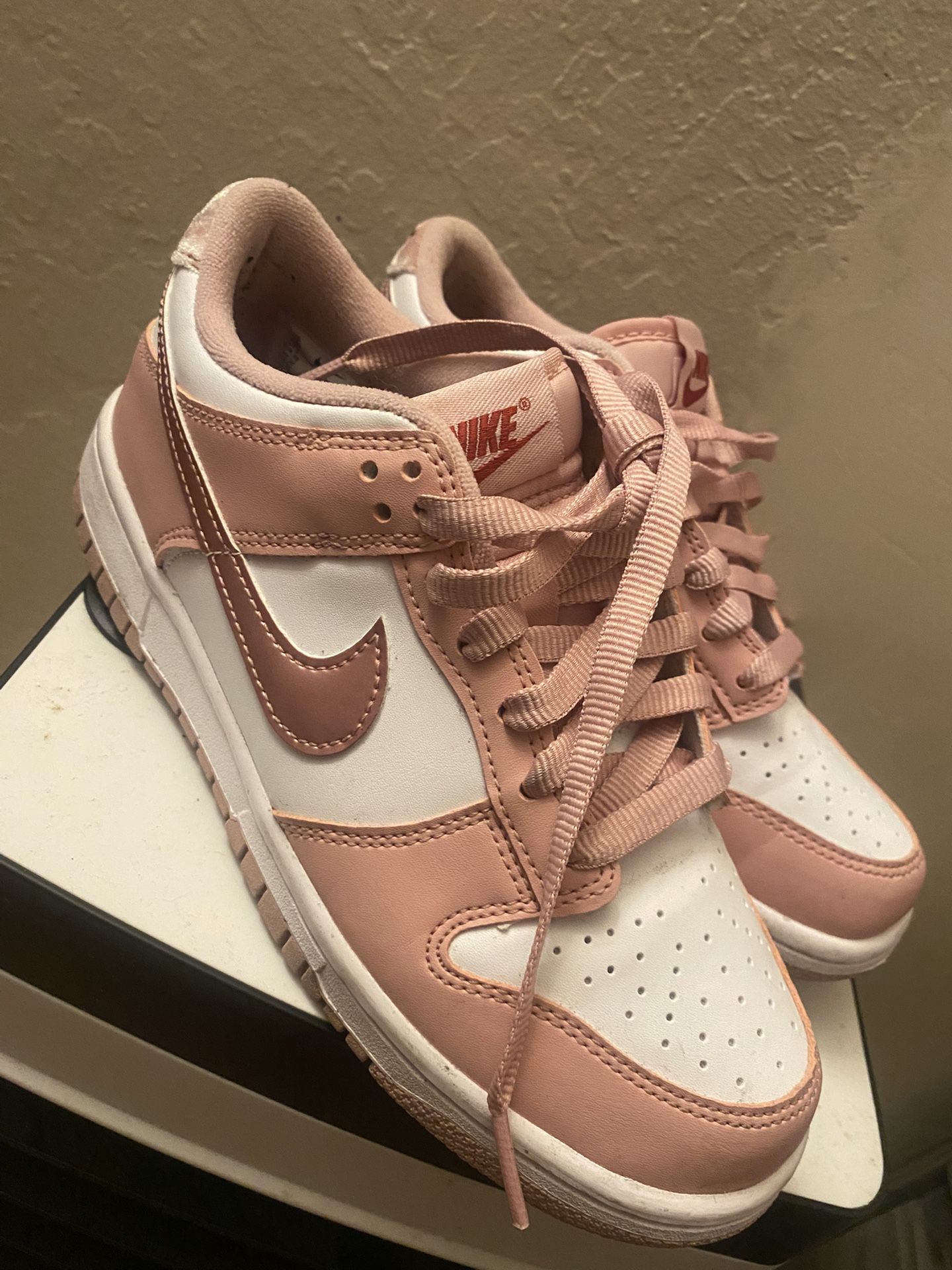 Pink Dunks Size 5.5y