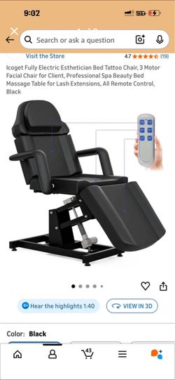 Tattoo chair