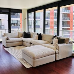 Cloud Couch - Tanavi 5 Piece Modular Sectional w/ Ottomon - 4K value