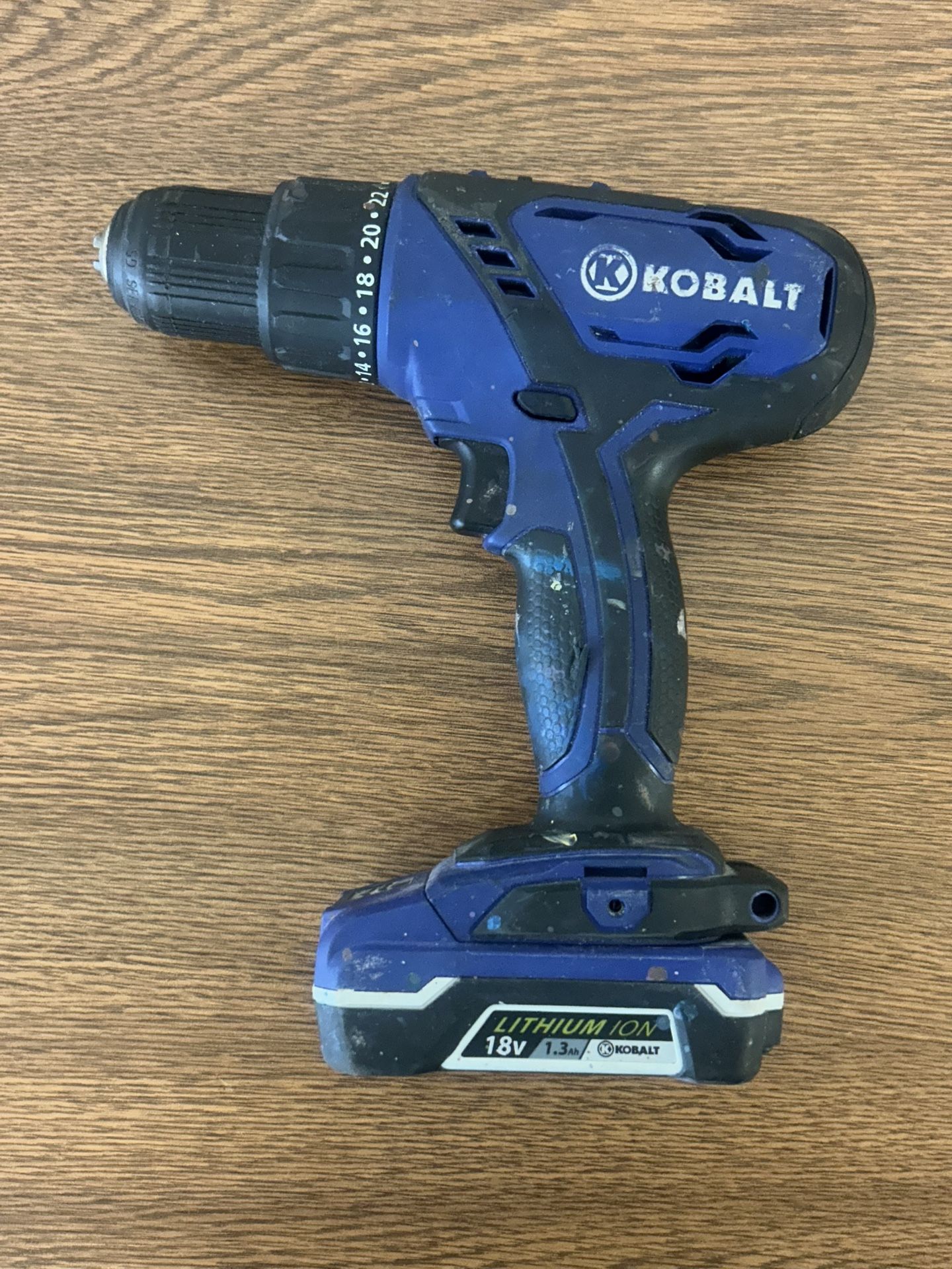 Kobalt 18V Cordless Drill with Battery – Works Great