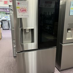 LG Open Box 36” French Door Refrigerator Free Delivery With 1 Year Warranty 