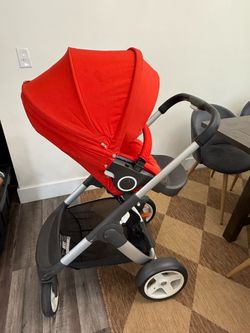 Stokke Crusi Red Stroller