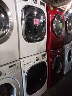 LG front load washer and gas dryer set in excellent conditions
