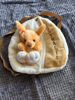 Australia Kangaroo Plush Kids Backpack
