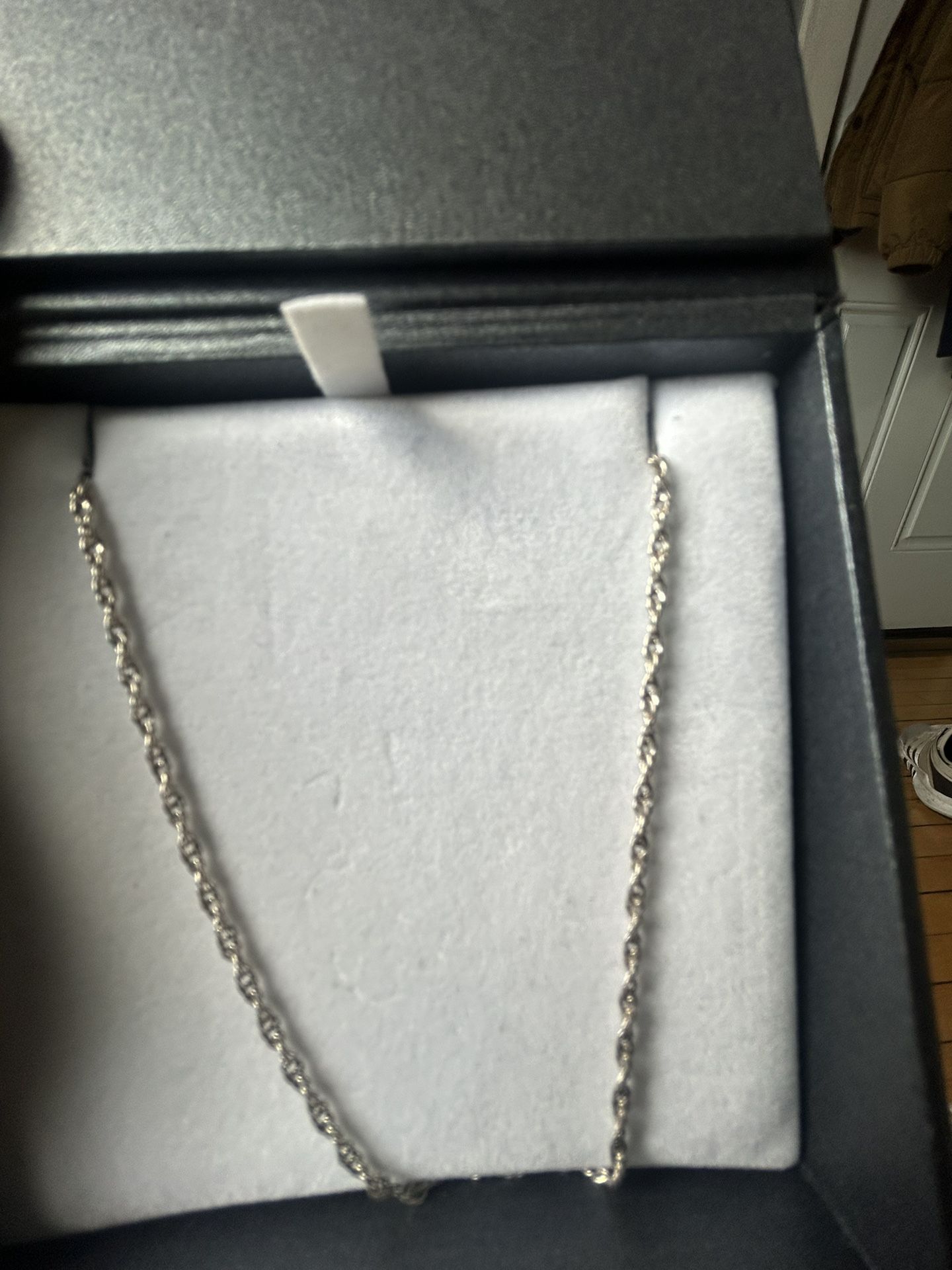 Italian Silver Rope Chain necklace