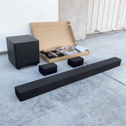 $140 (New in box) Vizio V-series 5.1 home theater sound bar dolby audio, bluetooth, wireless subwoofer, remote control (v51x-j6) 