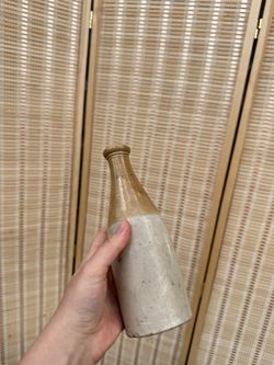 Antique Two-Tone Stoneware Bottle