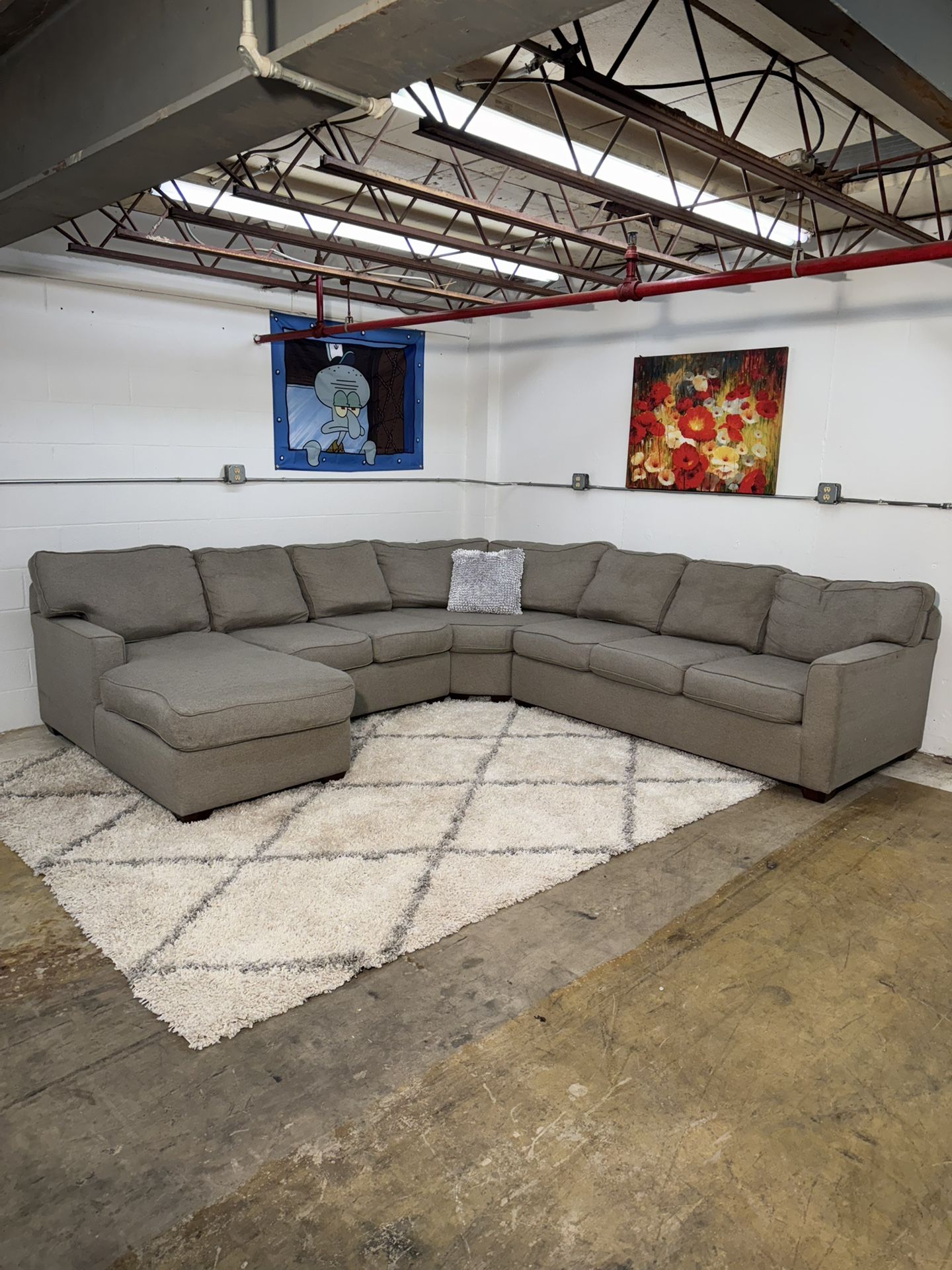Grey Sectional Couch