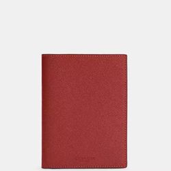 COACH New York Coarse-Grained Leather Passport Case / Style#C4548 ✨NWT✨