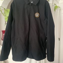 Like New Black Jacket Size Large Brand Authentic Original Vans 1966