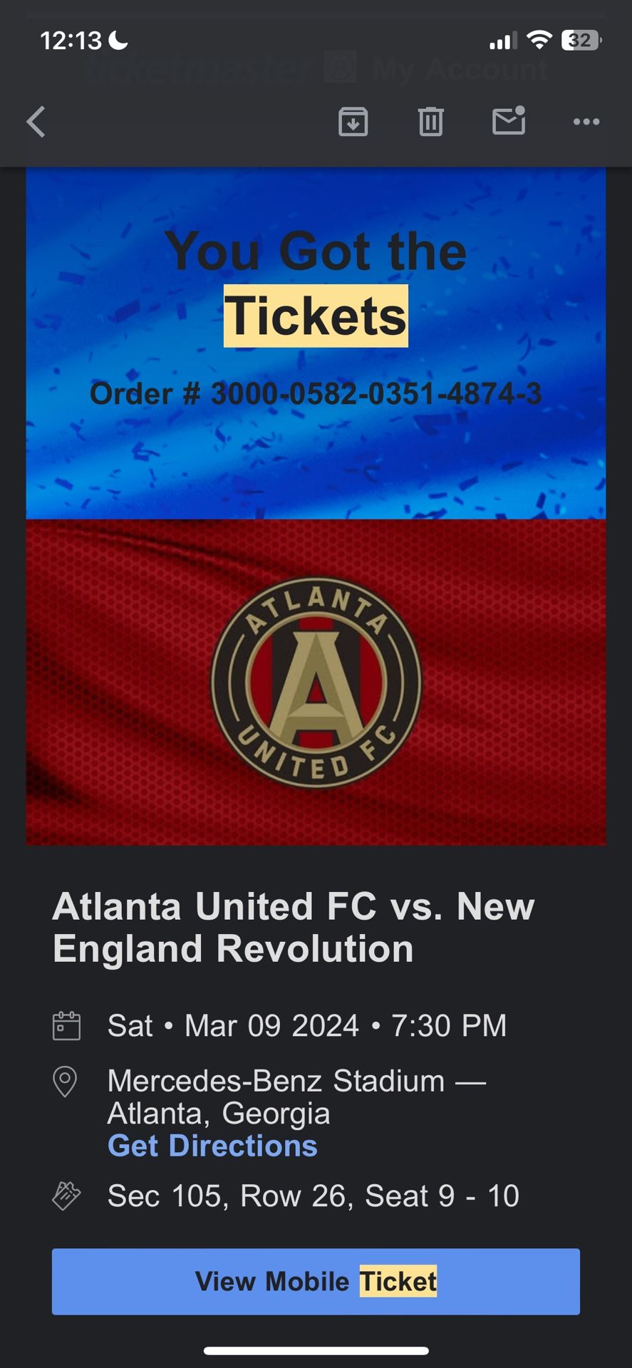 ATLANTA UNITED HOME OPENER MARCH 9th 2024