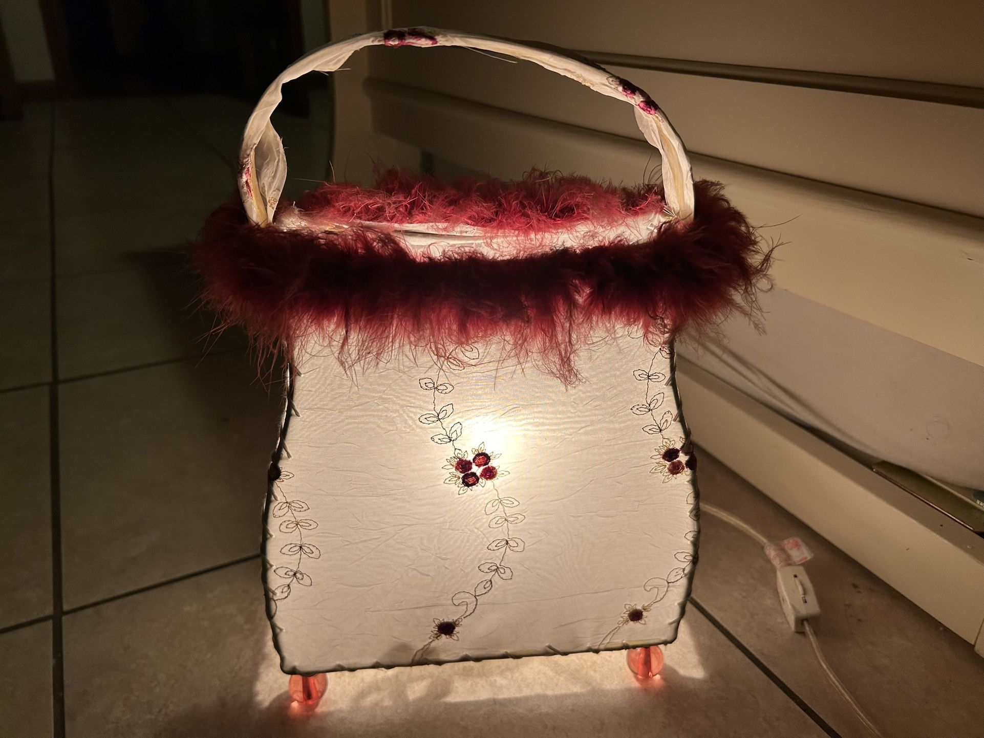 Handmade Nightlight In Shape Of Handbag