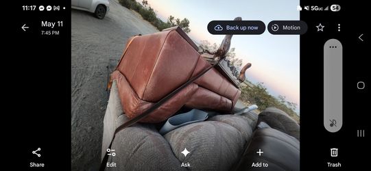 Leather couch $300