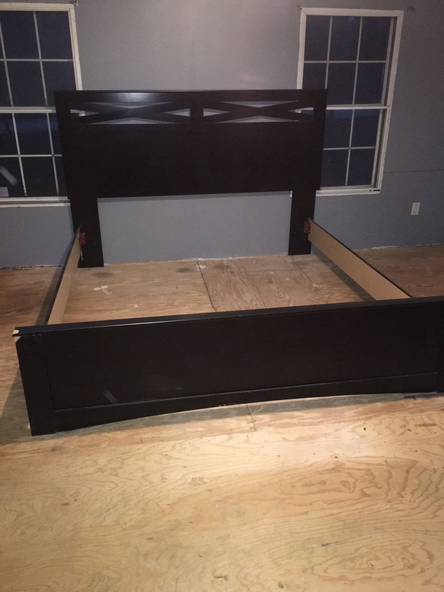 King size bed frame (price reduced!)