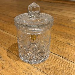 Crystal Jar With Cover 