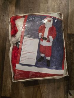 7 Piece Adult Santa Costume-One Size Fits Most