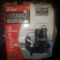 Sump Pump - Never Used