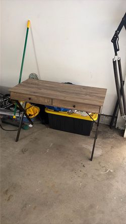 Rustic Two Drawer Writing Desk