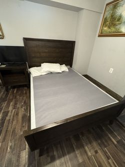 Raymour Flanigan Queens bed set with box spring