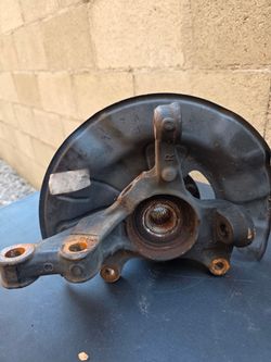 Steering and suspension knuckle.