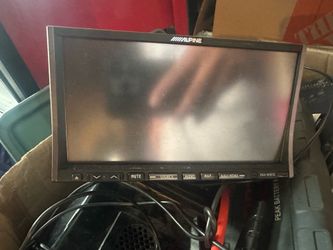 Old school Alpine ina-w910 double din Bluetooth navigation