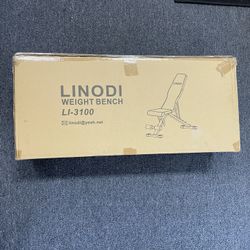 Linodi Adjustable Weight Bench New In Box