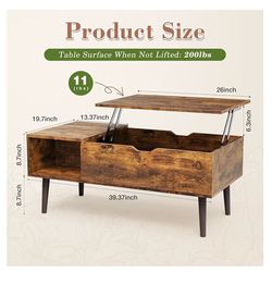 coffee table w/storage