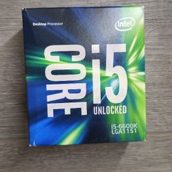 I5-6600k CPU
