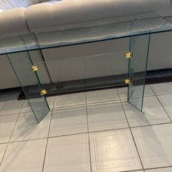 Glass Console Table 