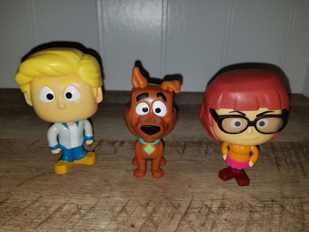 Velma and Fred And Scooby Doo Happy Meal Figures
