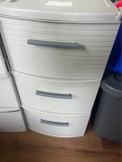 3 Drawer Plastic Storage