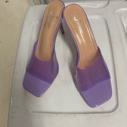 Woman’s Purple High Heel Shoes Size 7 1/2