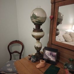 Antique Oil Lamp