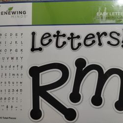 Black Pen Points Easy Letters Upper/Lowercase, 4 Inches, 220 Pieces