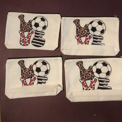 Soccer trinket bag