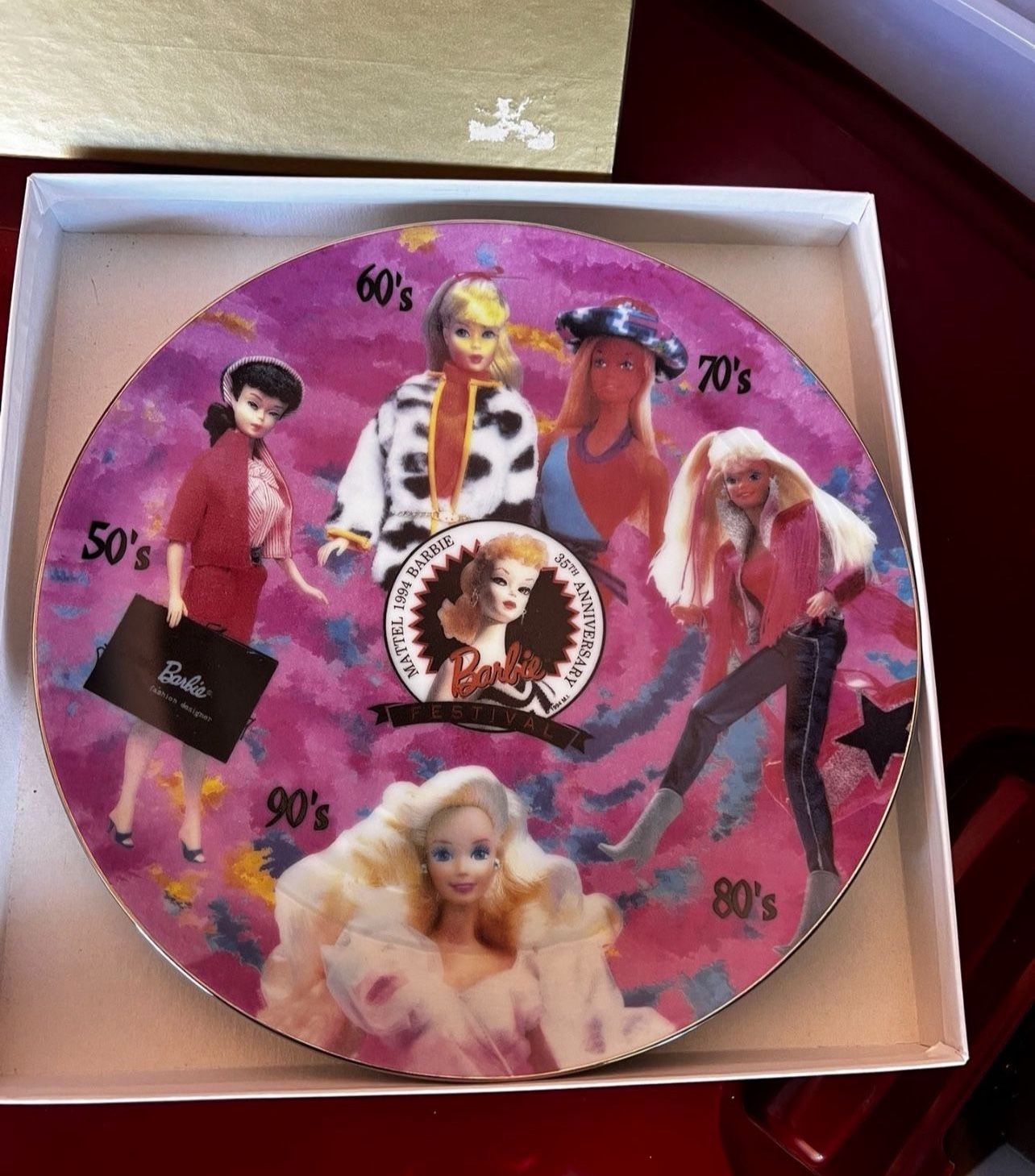 Vintage 35th Anniversary Collectors Plate