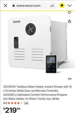 VEVOR RV Tankless Propane Water Heater