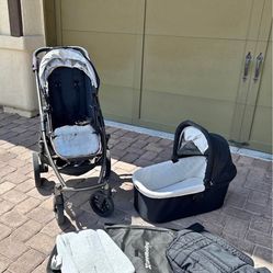 Uppa Baby Vista Stroller With Bassinet 