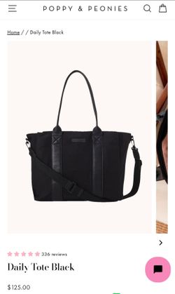 Brand New - Poppy and Peonies Tote bag - Daily Tote