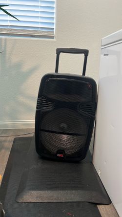 QFX 15" Rechargeable Bluetooth Party Speaker – Model TMS-1560