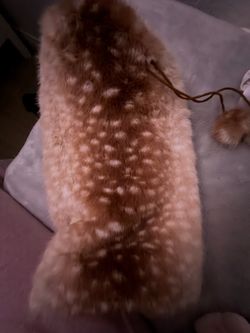 2000's deer fuzzy leg warmers