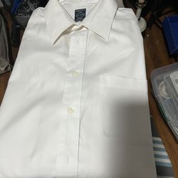 Mens LS White Dress Shirt Sz Lg