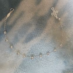 925 Sterling Silver Woman's Bracelet/Misterio De Plata 925 Para Dama